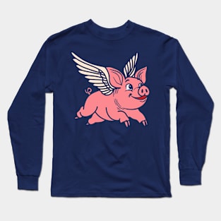 Flying Pig Long Sleeve T-Shirt